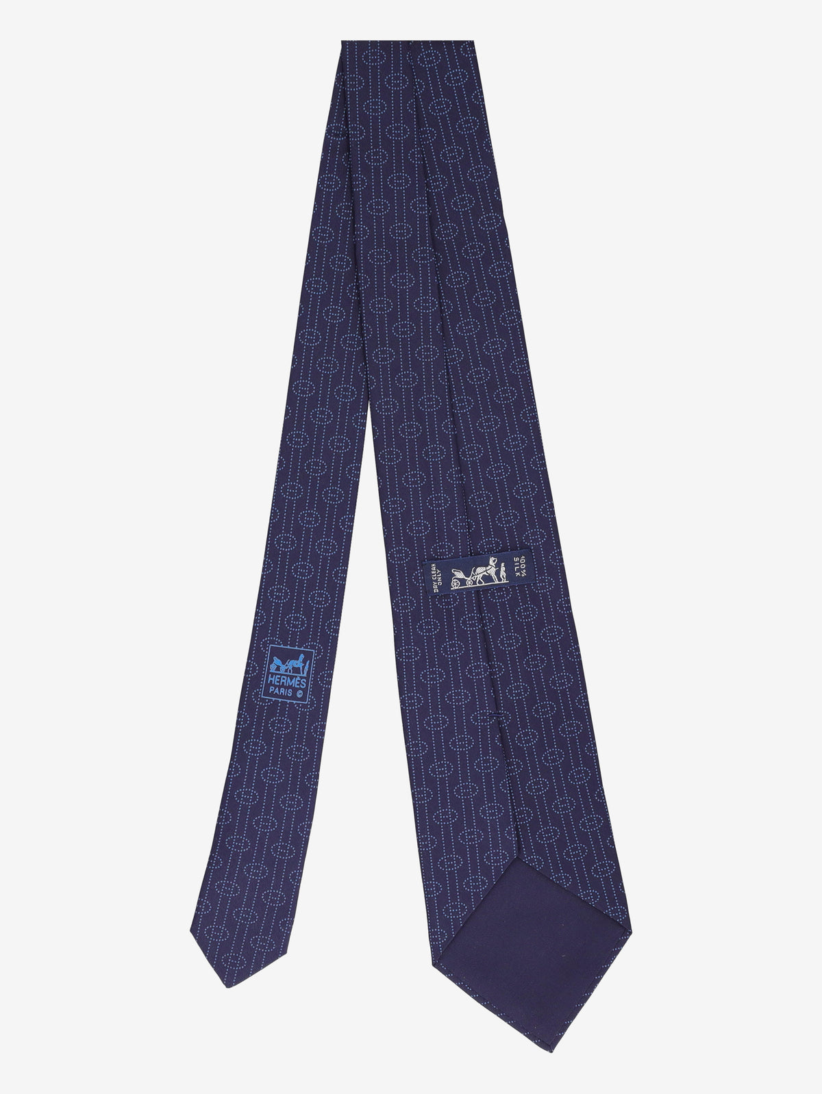 Hermès Monogram Silk Tie W24626.2  Hermès 