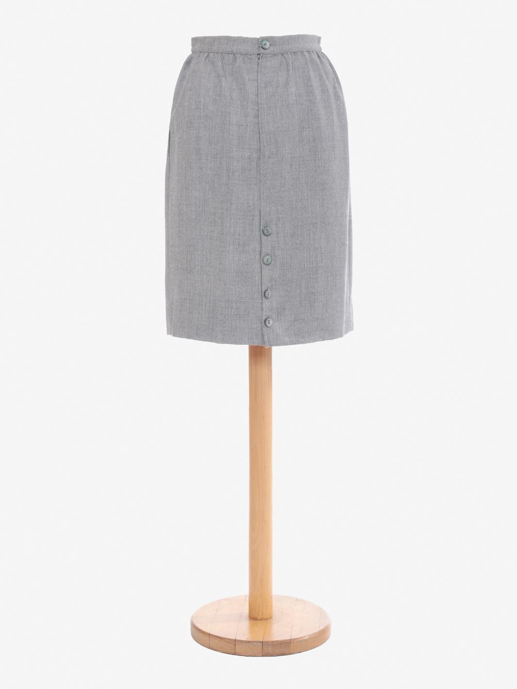 Valentino Wool midi skirt