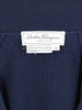 Salvatore Ferragamo Blue Knit Cardigan WCV112514  Salvatore Ferragamo 