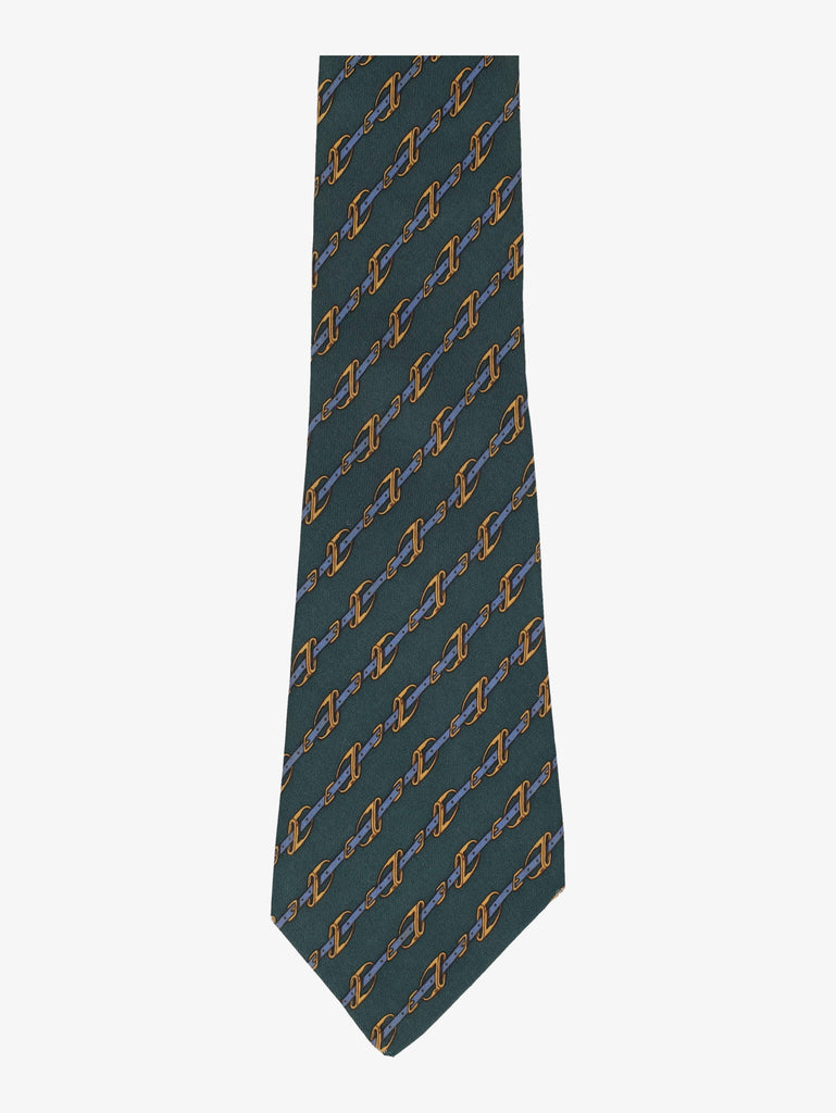 Hermès Horsebit Print Tie 161225.41  Hermes 