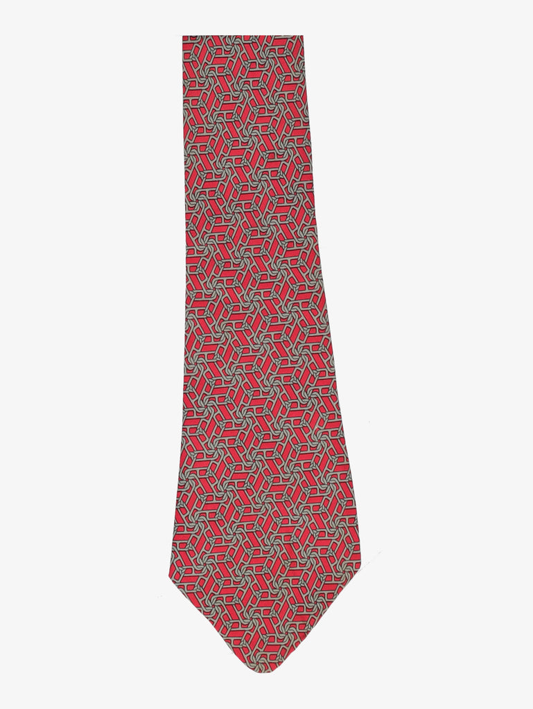 Hermès Patterned Tie 161225.30  Hermes 