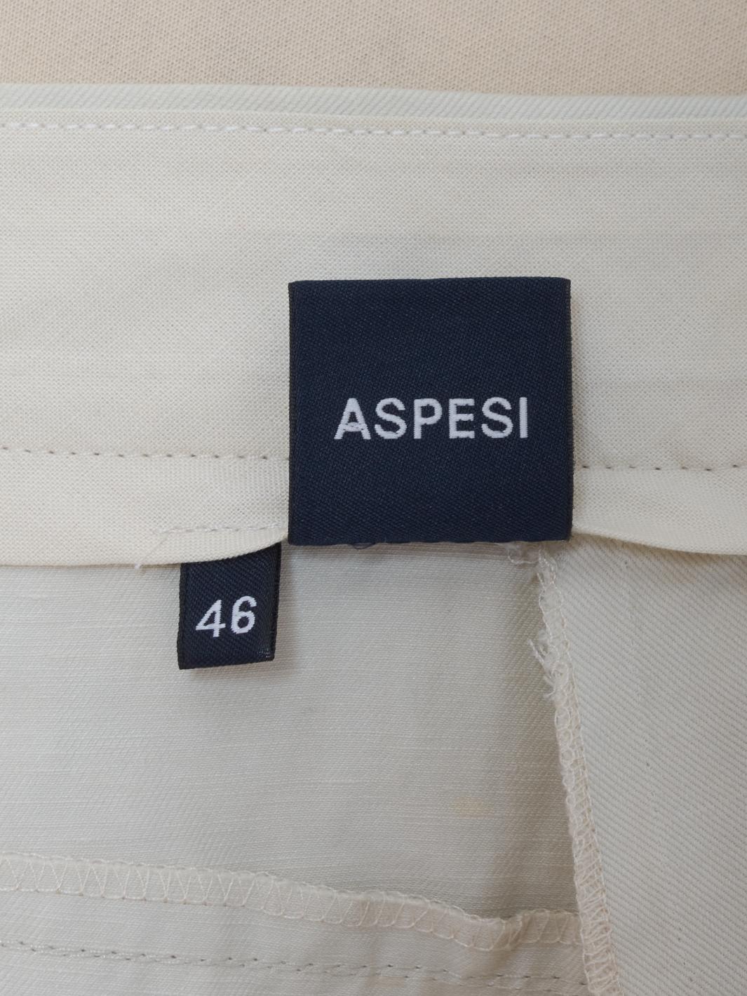 Aspesi Ivory Cotton Trousers W230328.102  Aspesi 