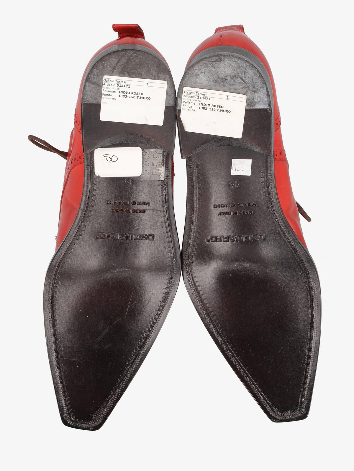 Dsquared² Red Lace-up Shoe