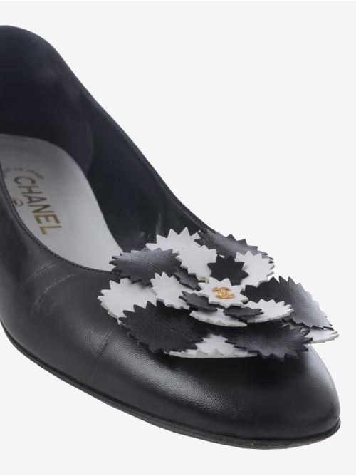 Chanel Leather Ballerina Shoes WCV24101010  Chanel 