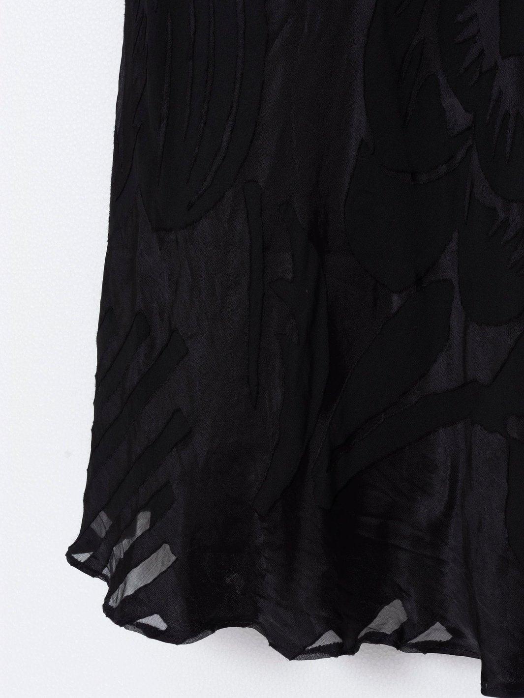 Y2K John Galliano black dress in silk blend W22062109  Galliano 