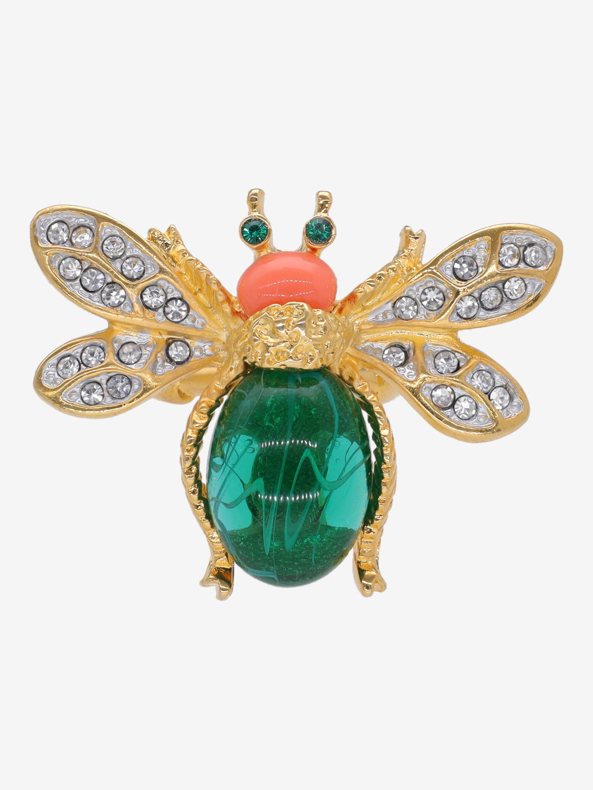 Kenneth Jay Lane Colourful Bee Ring CVR24.1.145  Kenneth Jay Lane 