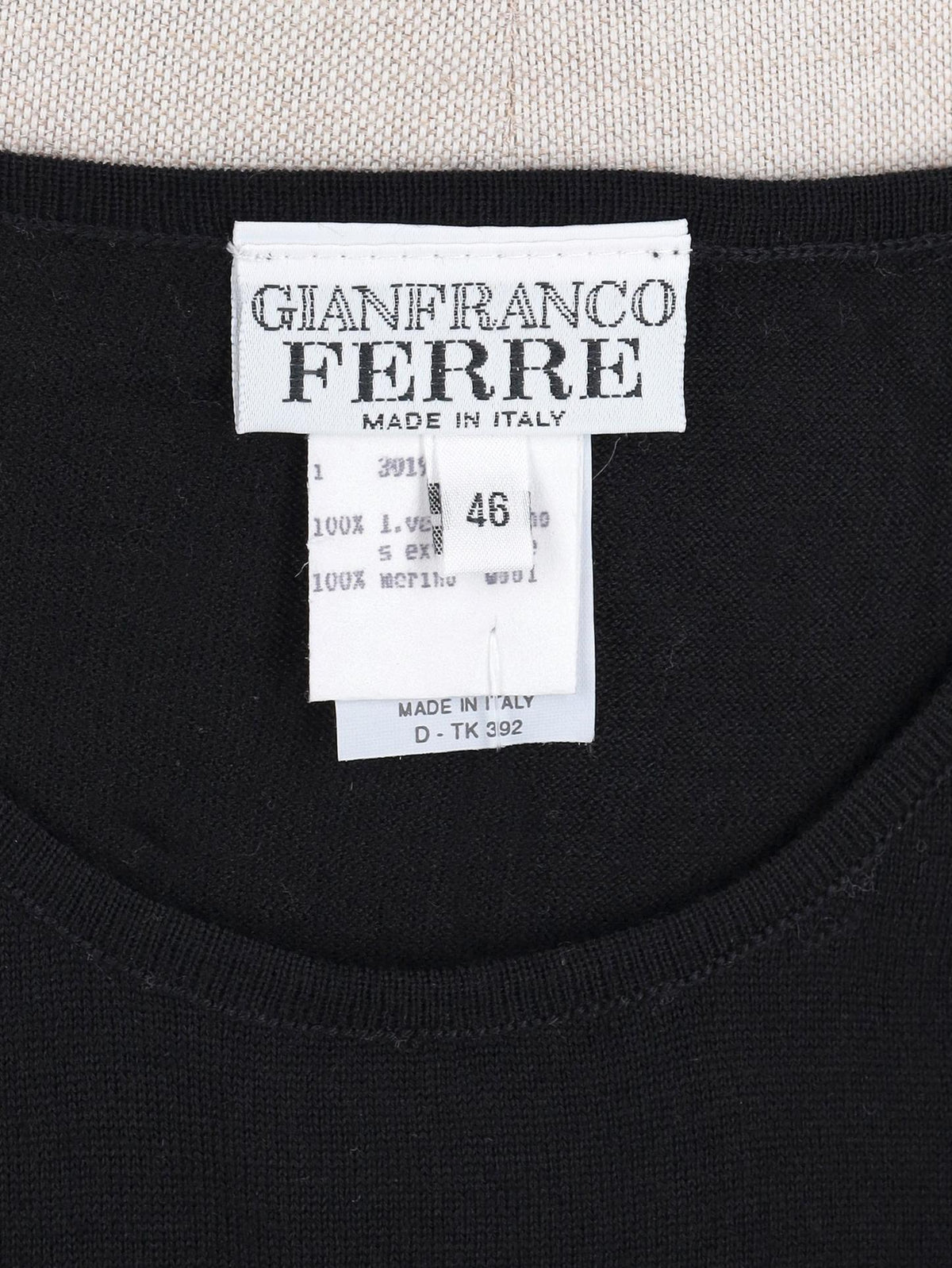 Gianfranco Ferré Wool Gilet W2511.01  Gianfranco Ferré 