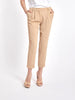 Y2K Blugirl beige pants in soft and fluid fabric with ankle lapels MZ1913467  Blugirl 