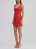Y2K Corset Mini Dress with Cross-Back Straps AR122  Vintage 