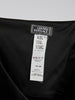 Abito nero monospalla Gianni Versace anni '90 con push-up
