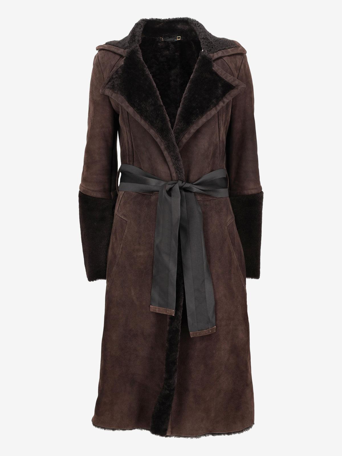 Gucci Shearling-Lined Leather Coat CVM26.5.12  Gucci 