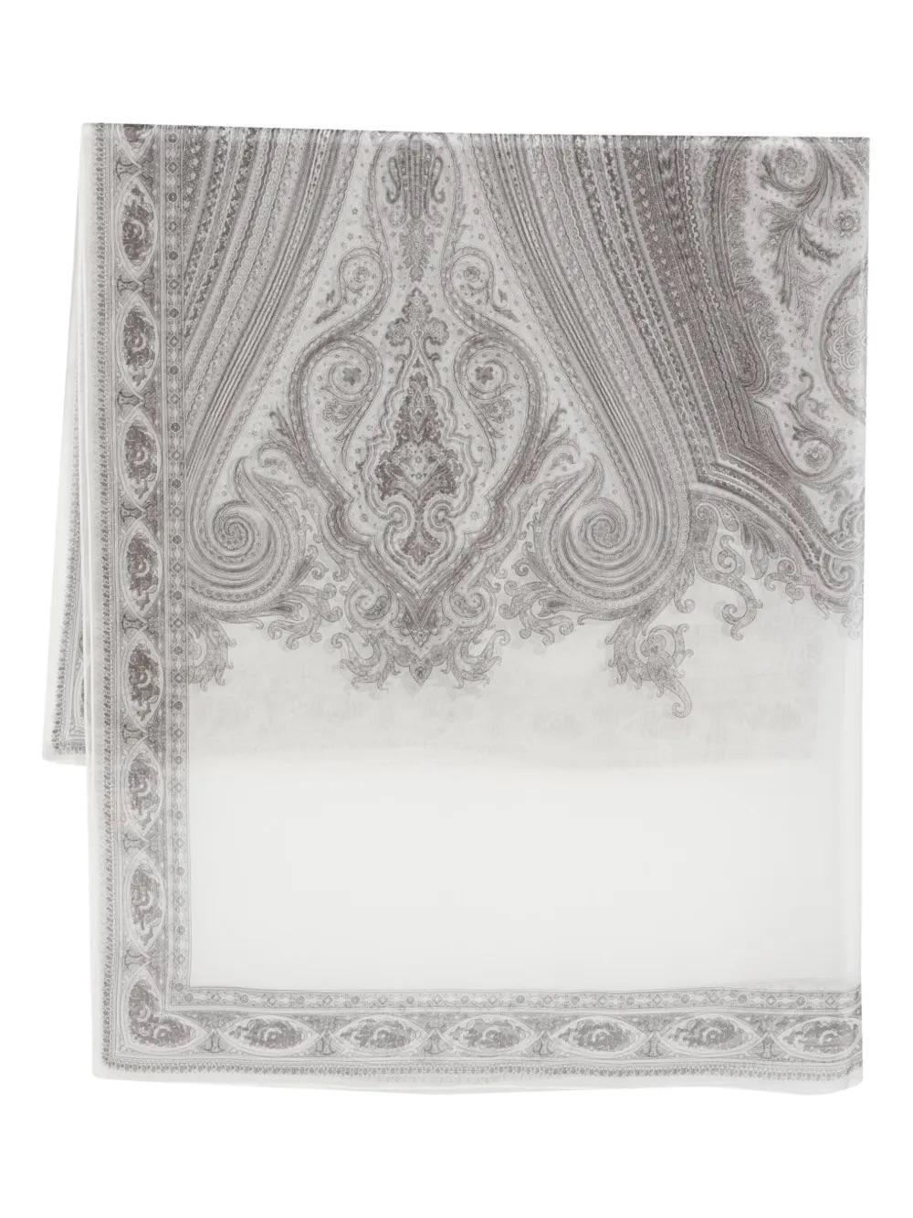 Gianfranco Ferré Baroque-Pattern Silk Scarf WCV241097  Gianfranco Ferré 