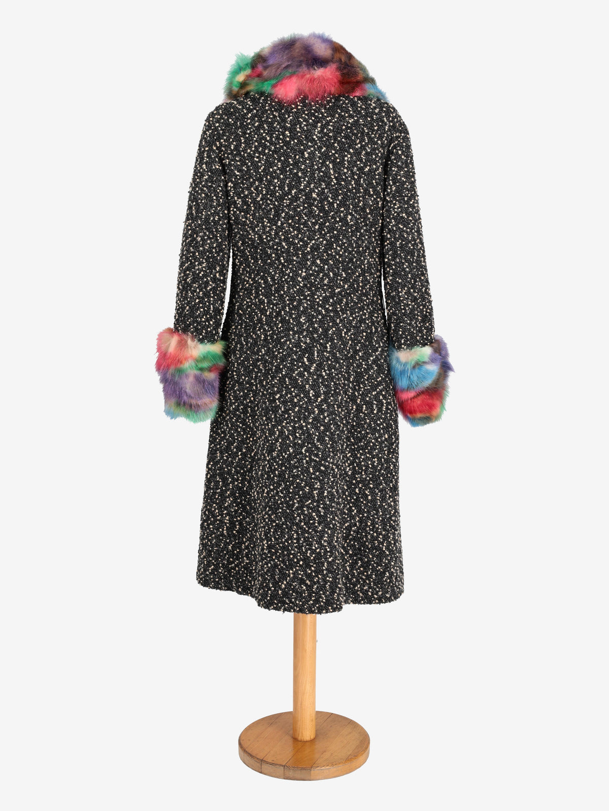 Voyage Coat With Multicolor Fur W2511.58  Voyage 