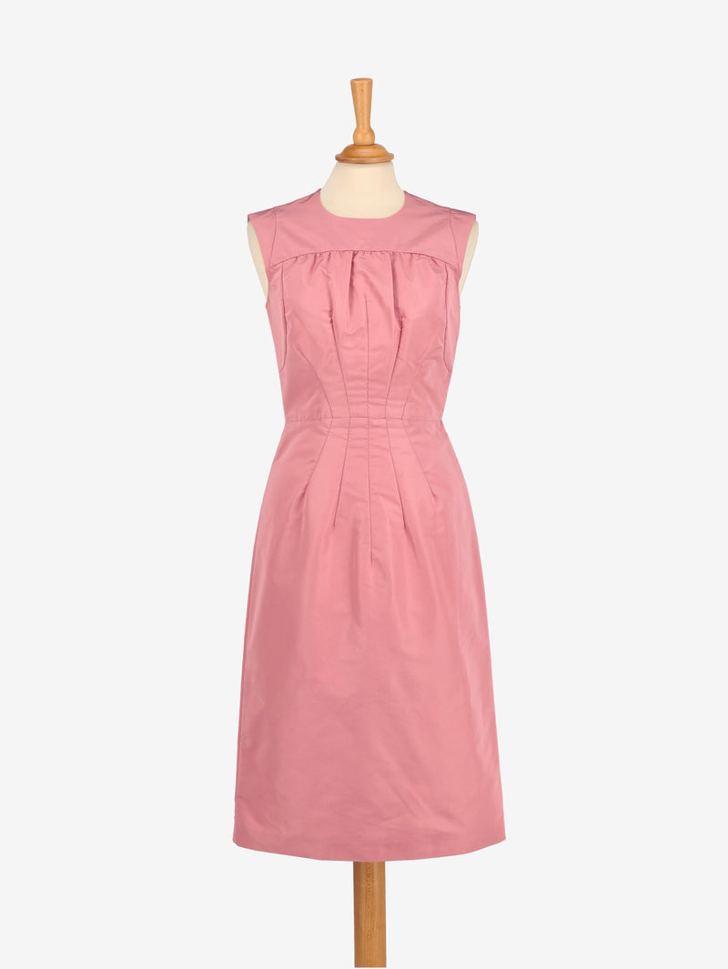 Prada Pink Silk Dress MR091024.6  Prada 