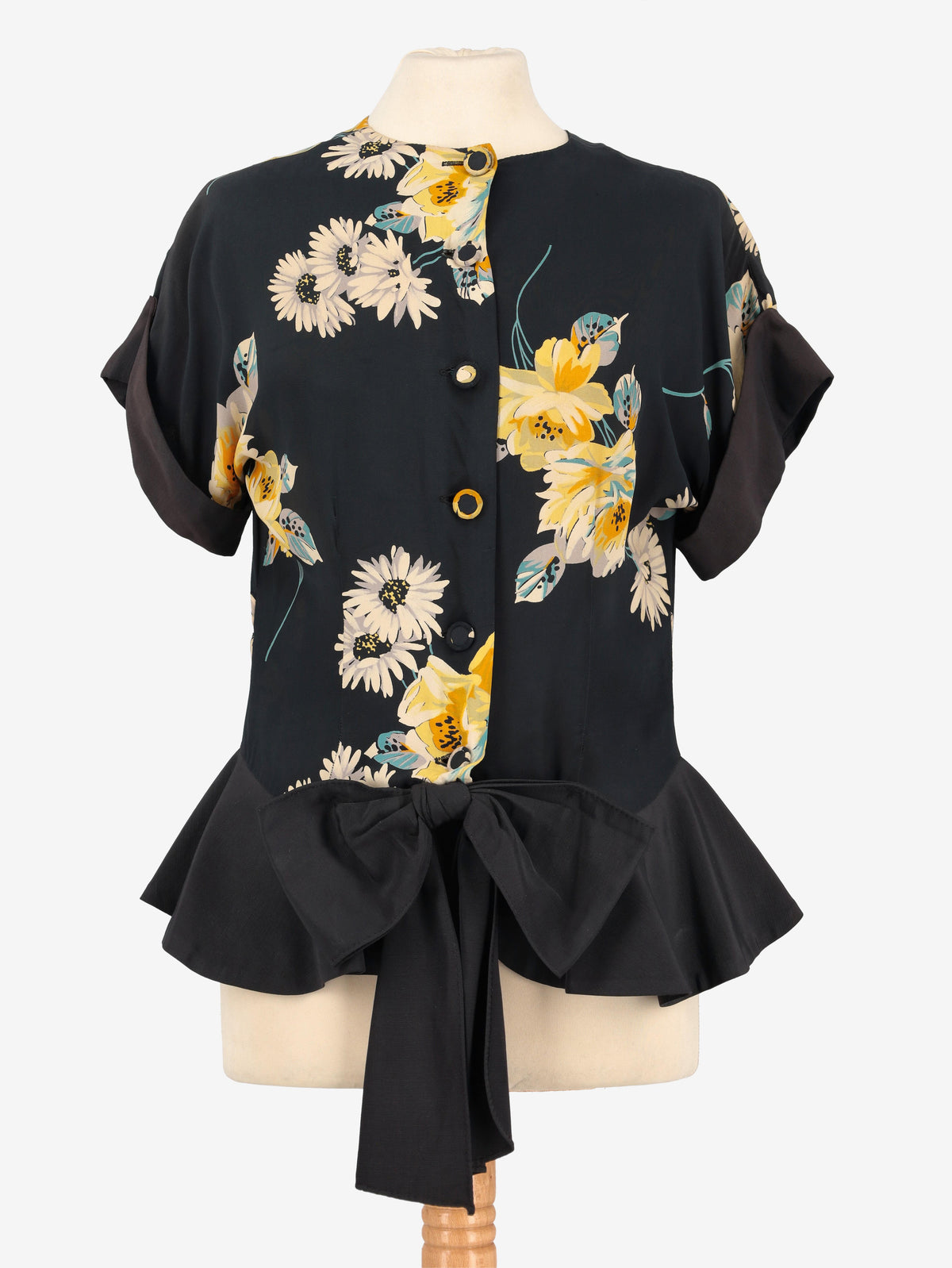 Vintage Flower Blouse DM10043117  Vintage 