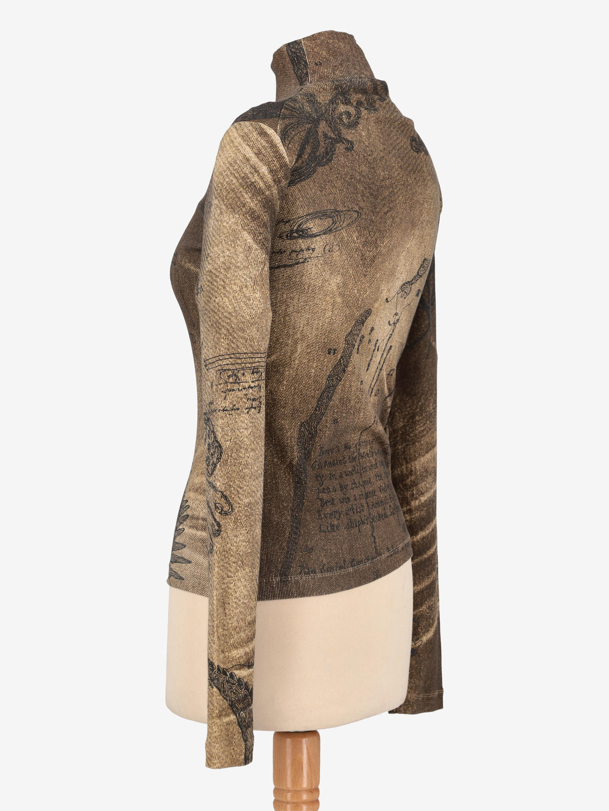 Just Cavalli Turtle Neck Patterned Shirt W24121253.17  Just Cavalli 