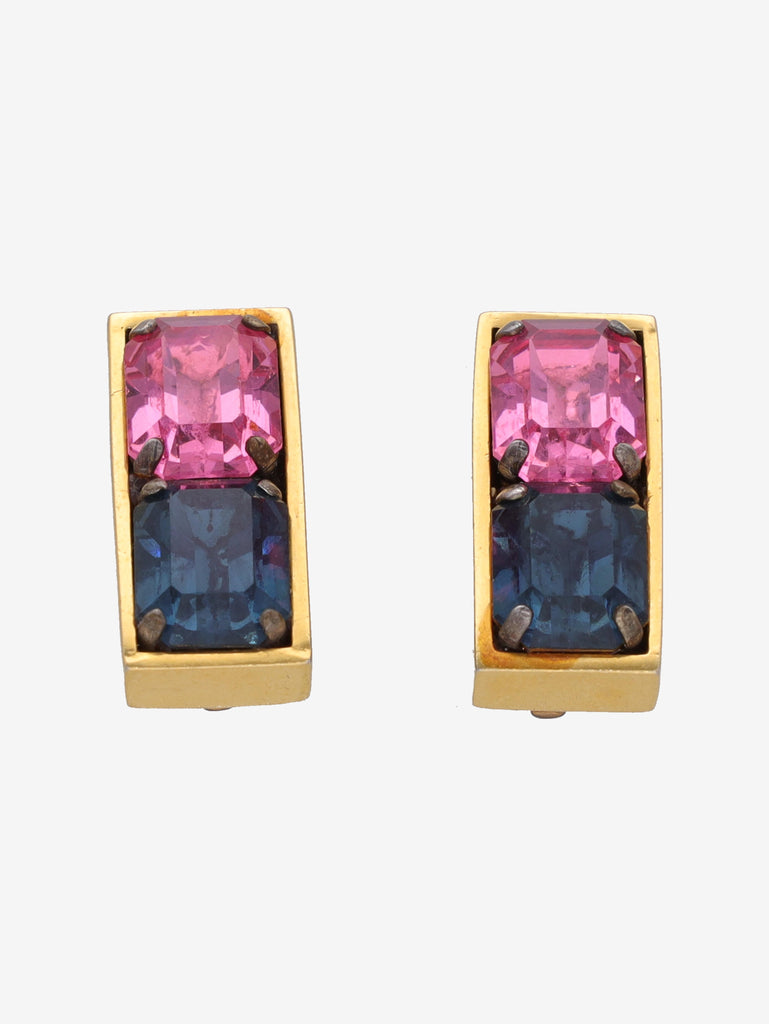 Coppola and Toppo Rectangular Earrings W22051614  Coppola e Toppo 
