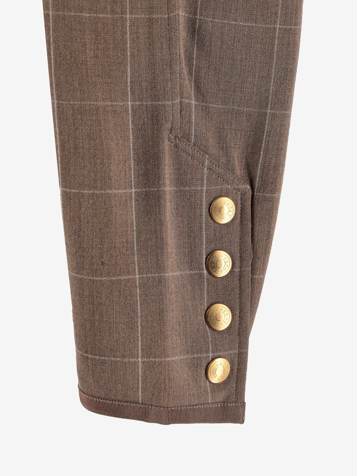 Hermès Checked Riding Trousers MR200625.46  Hermes 
