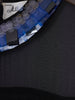 2010 Milly sheath evening dress in midnight blue silk with sequins
