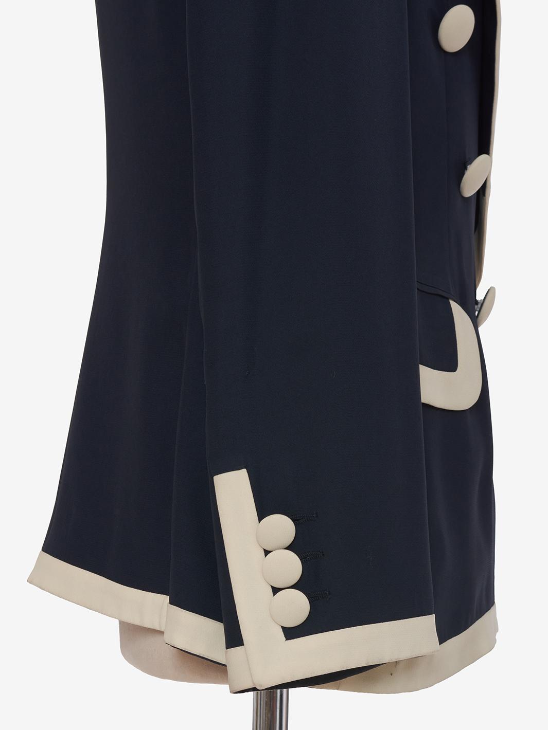 Moschino Couture 蓝白西装
