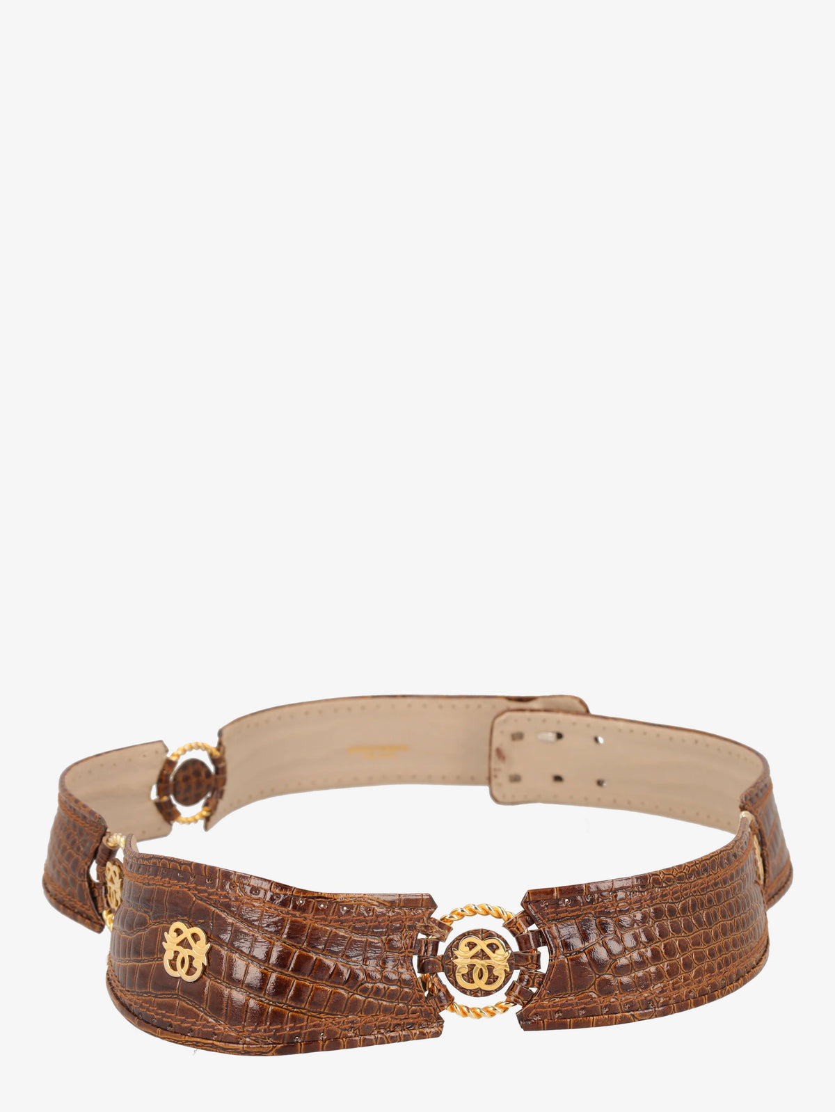 Pirovano Vintage Brown Cocco Belt