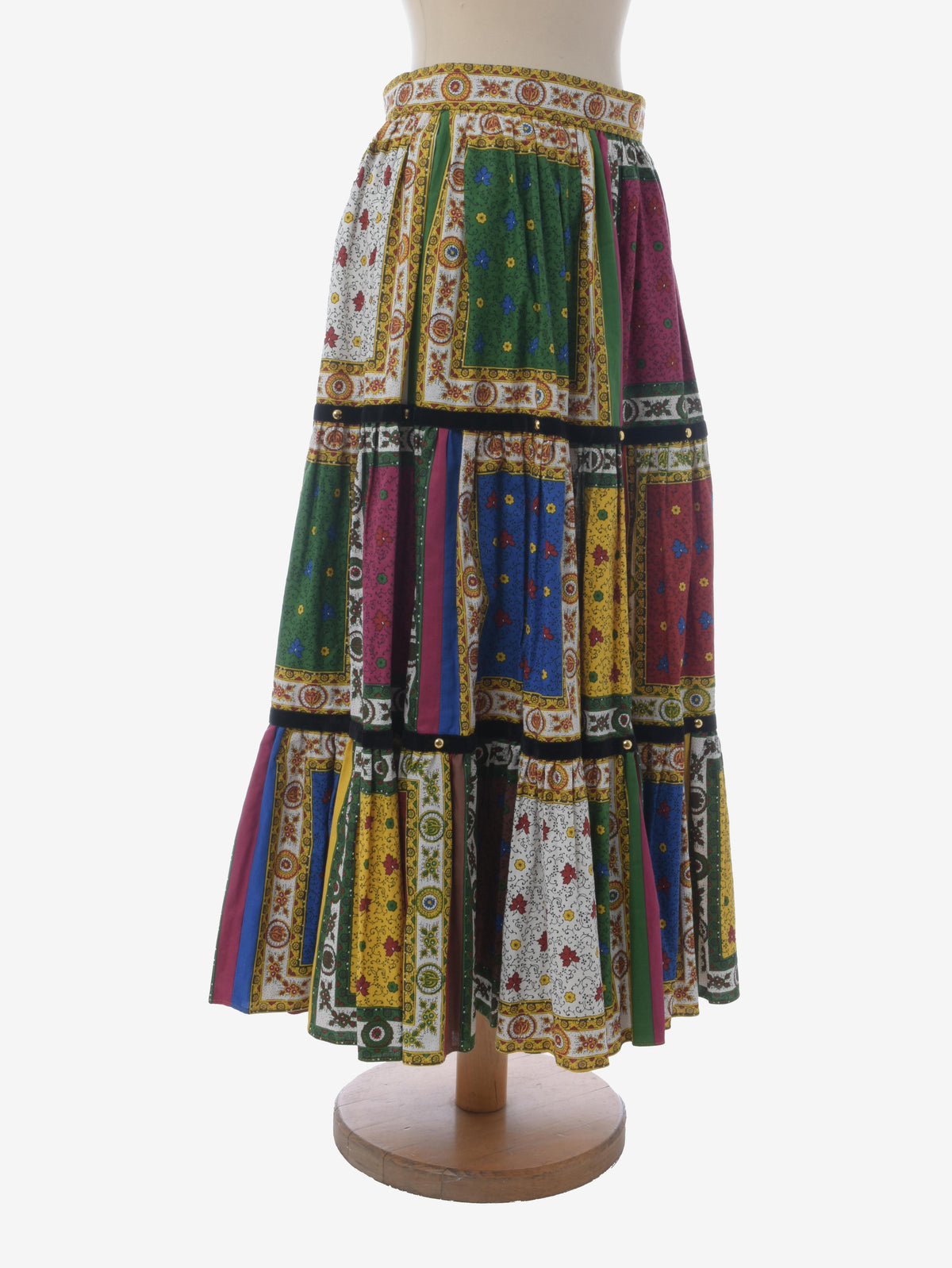 Souleiado Vintage Provencal Skirt WCV241010259  Souleiado 