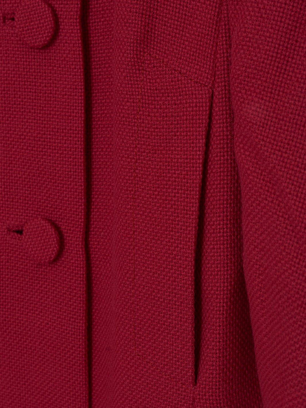 1960s Sorelle Fontana overcoat in red wool W22062103  Sorelle Fontana 
