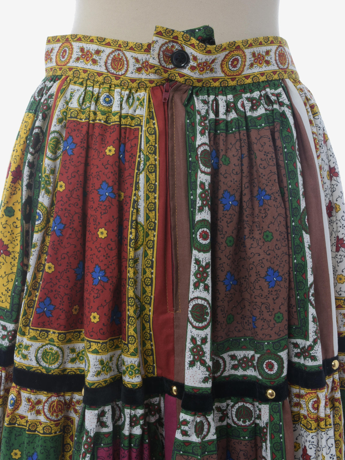 Souleiado Vintage Provencal Skirt WCV241010259  Souleiado 