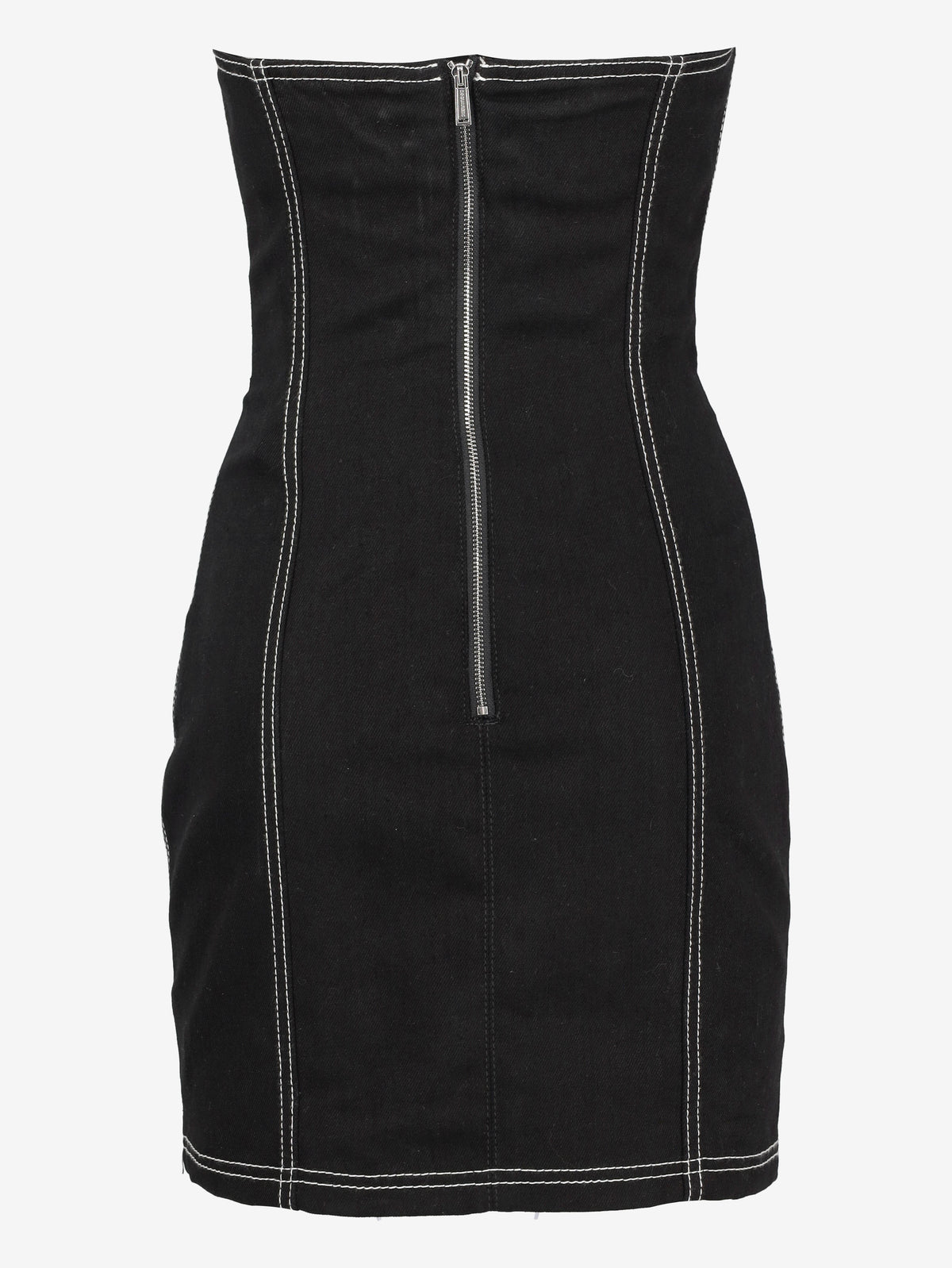 Dsquared2 Stretch Denim Bondage Mini Dress CVM26.23.40  Dsquared² 