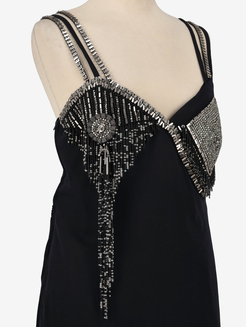 Atelier Versace Rhinestone-embroidered Dress W04032025_18  Gianni Versace 