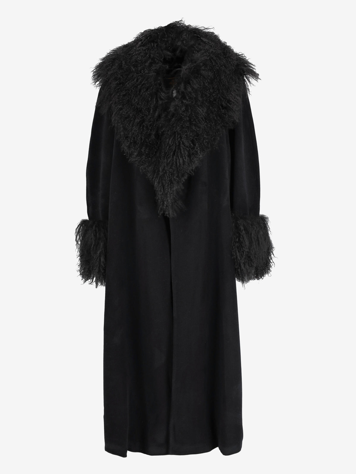 Fendi Wool Coat With Fur W2511.115.23  Fendi 