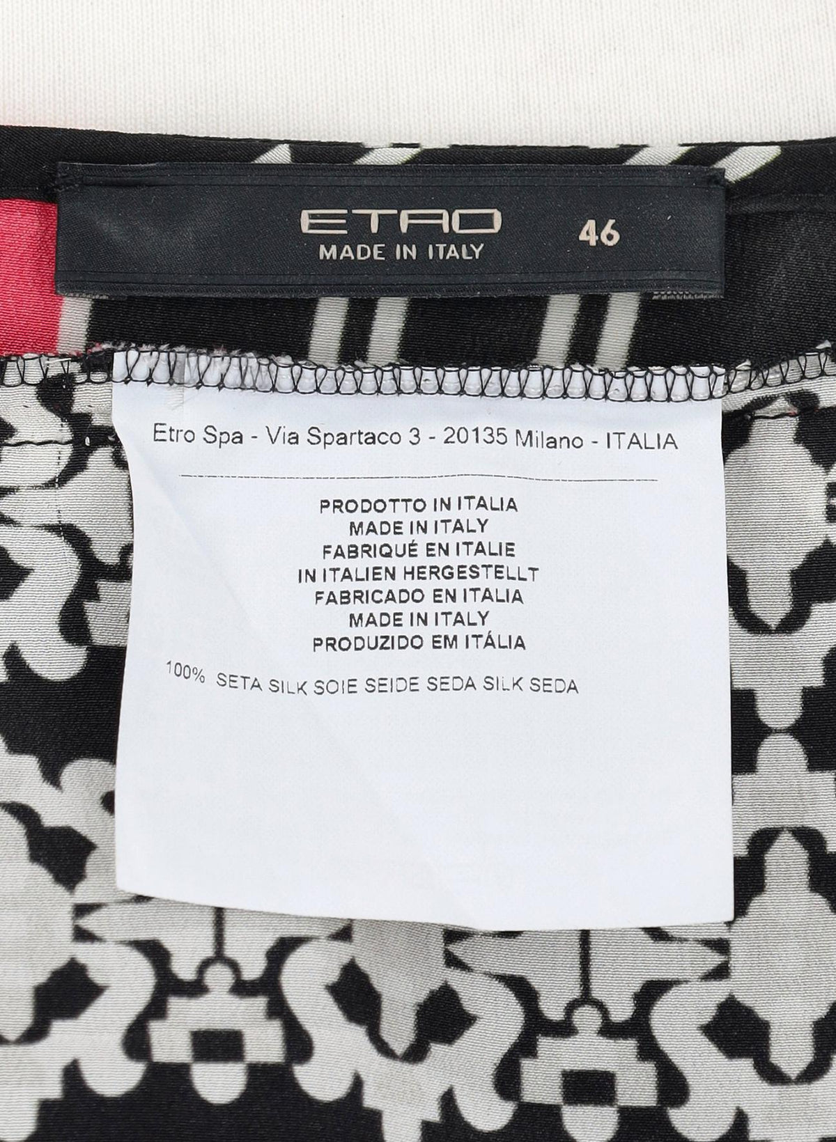 Etro Patterned Silk Shirt WCV241010179  Etro 