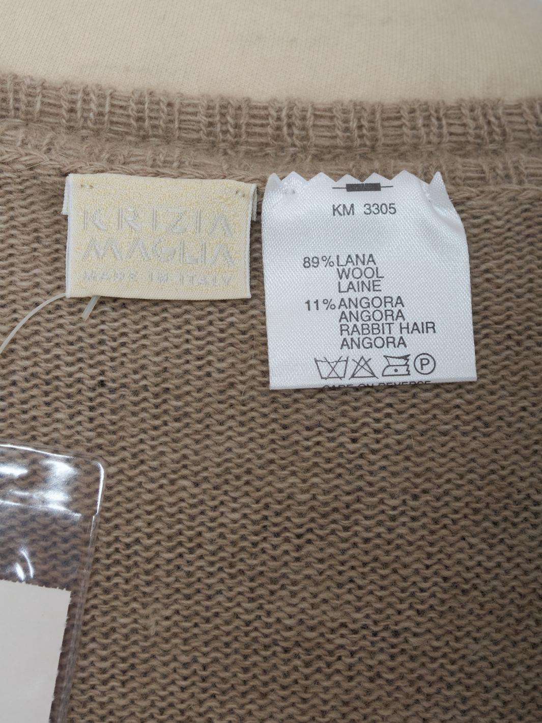 Krizia Hyena Embroidery Sweater CVM21.90.32F  Krizia 