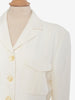 Vintage white viscose jacket