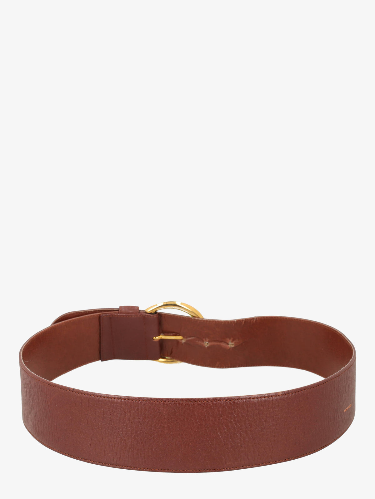Vintage High Belt With Gold Buckle