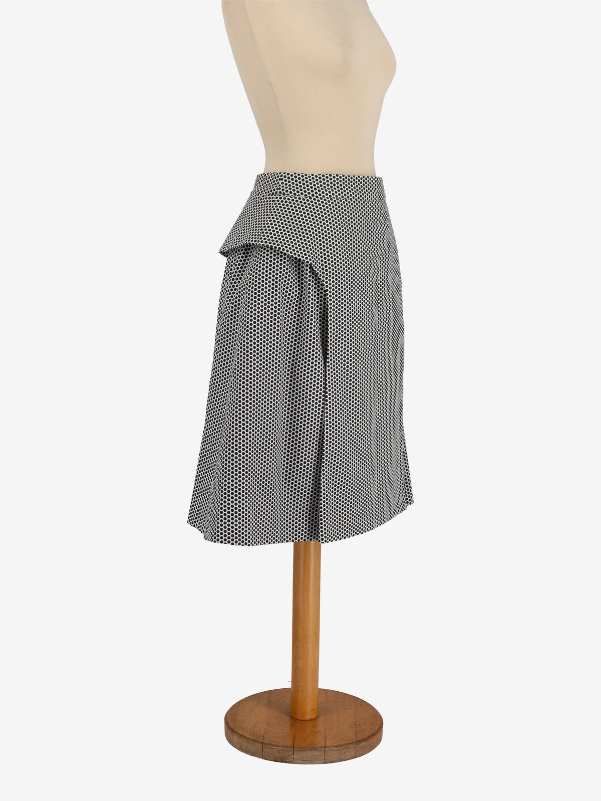 Chanel Polka Dot Midi Skirt