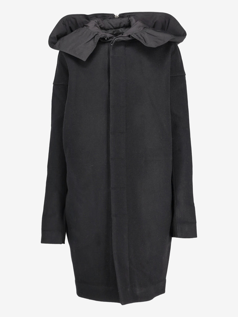 Rick Owens Black Wool Coat RM290925.72  Rick Owens 