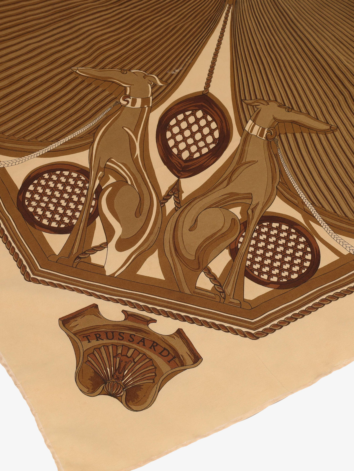 Foulard in seta Trussardi Greyhound