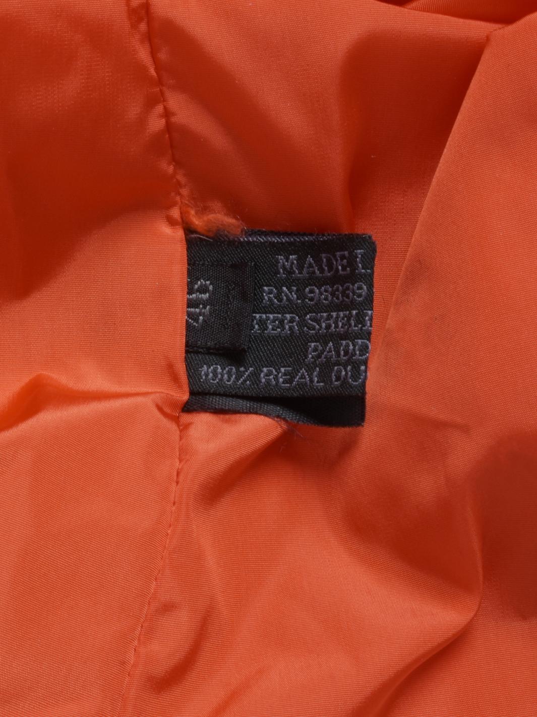 Prada 橙色羽绒夹克