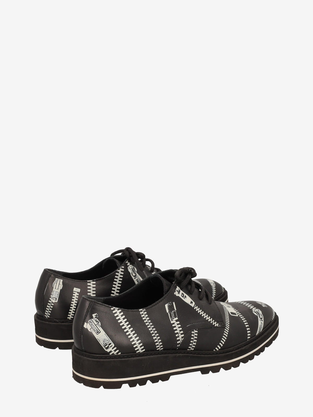 Moschino Zip Print Derby Shoes WCV250819.11  Moschino 