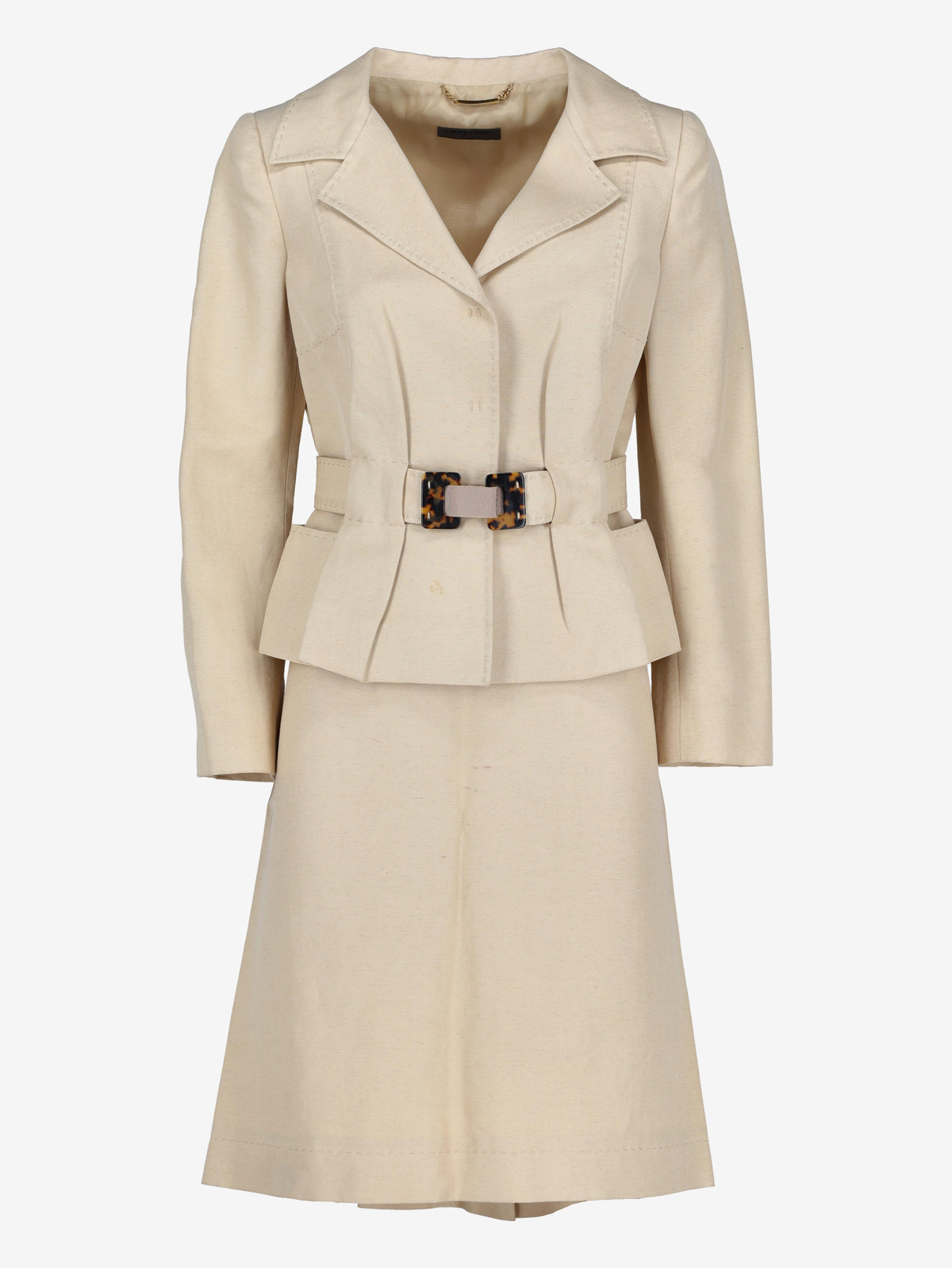 Alberta Ferretti Tailored Suit with Belted Jacket CVB22.33.3  Alberta Ferretti 