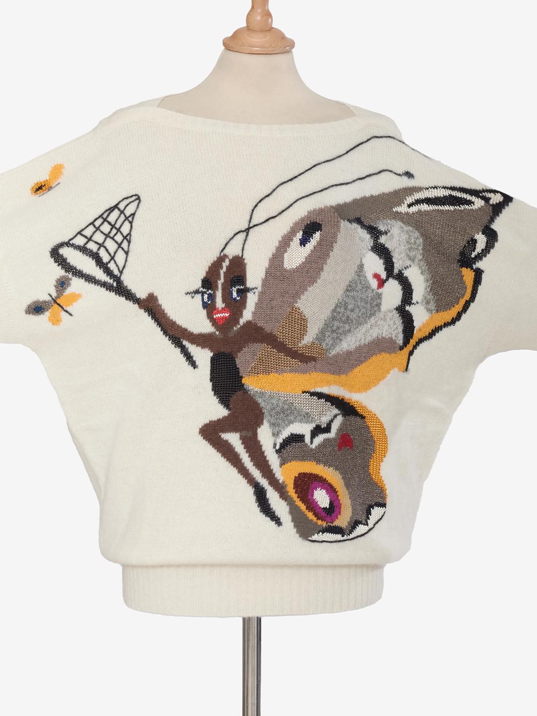 Maglia Ricamo Fata Krizia