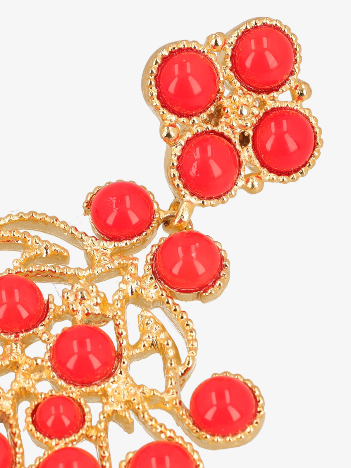 Kenneth Jay Lane Coral Stones Earrings CVR24.1.159  Kenneth Jay Lane 