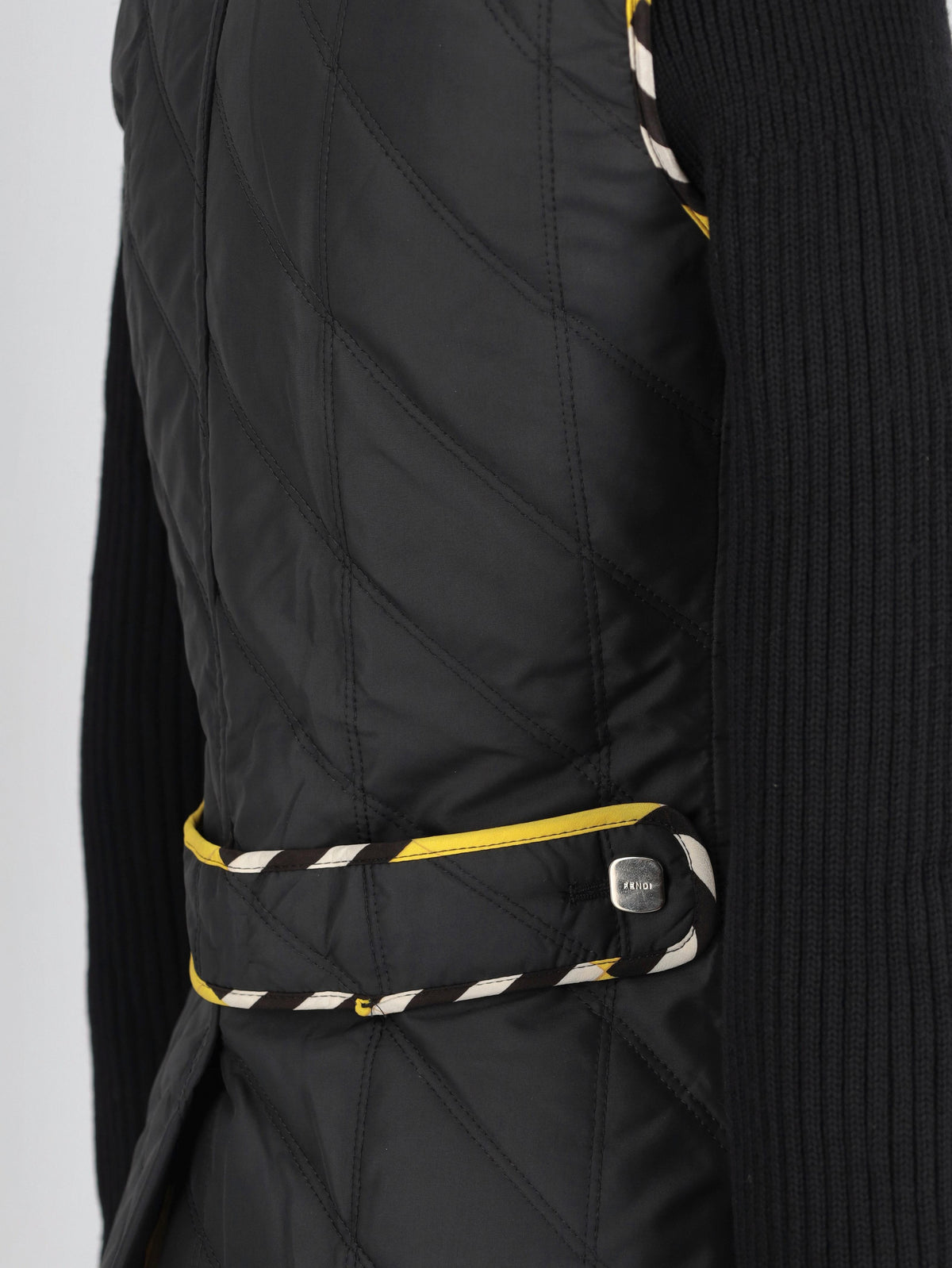 Fendi Black Quilted Jacket W2511.63  Fendi 
