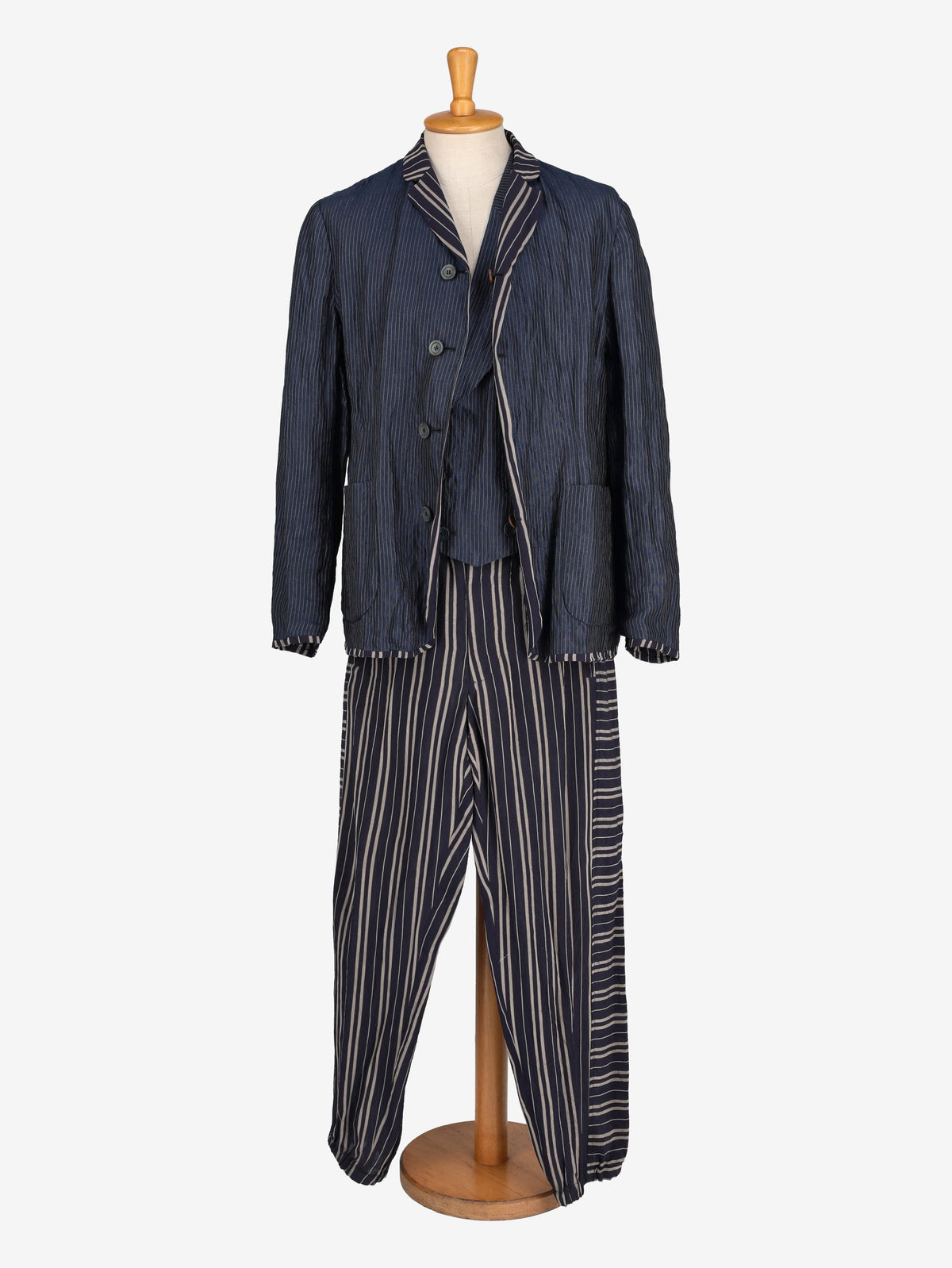 Giorgio Armani Blue Striped Suit WCV112505  Giorgio Armani 