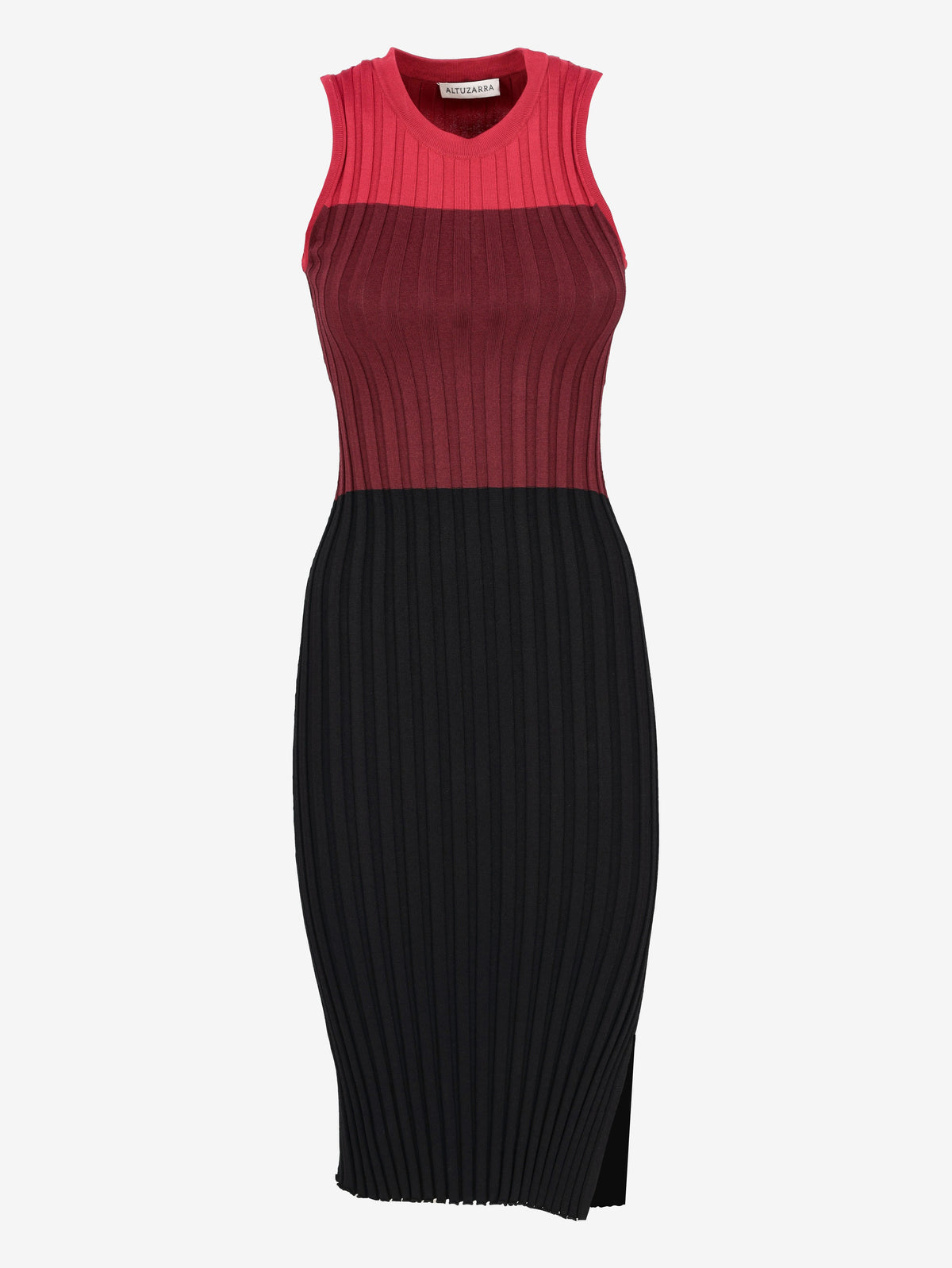 Vintage Multicolored Knitted Sleeveless Dress W7426.45  Vintage 