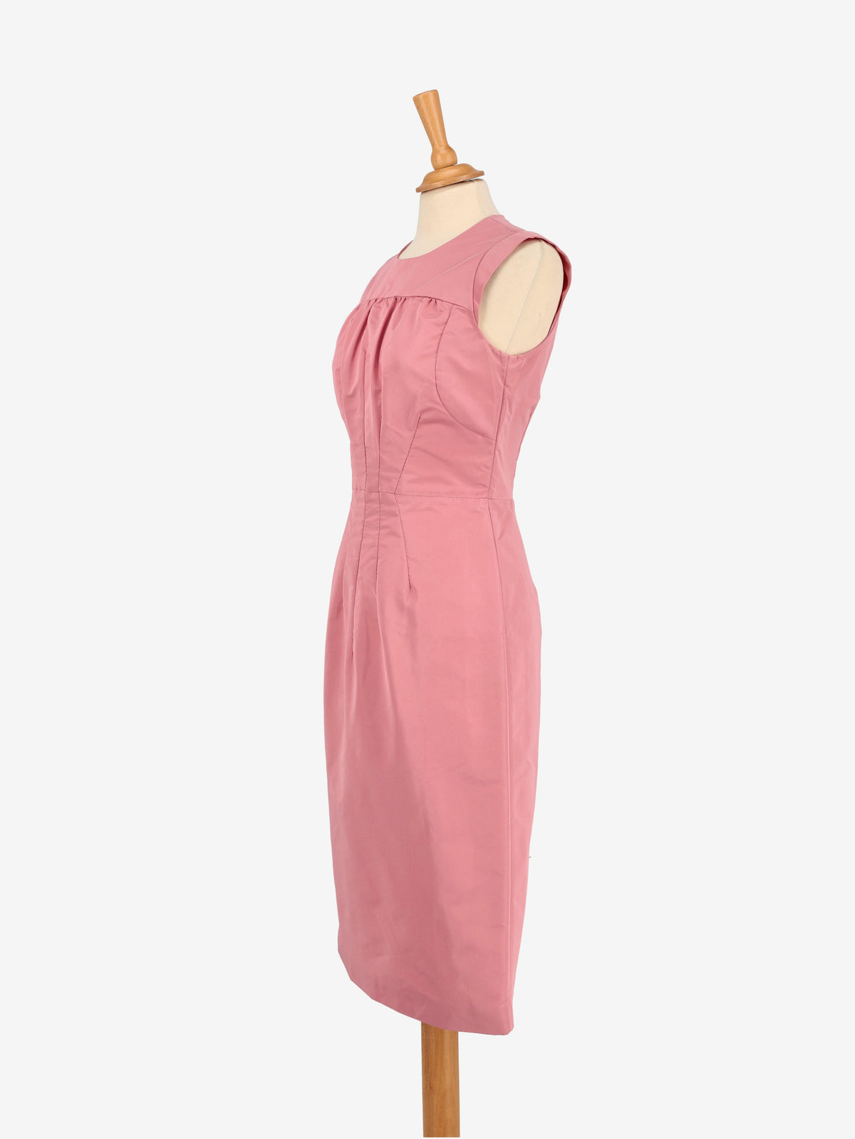 Prada Pink Silk Dress MR091024.6  Prada 