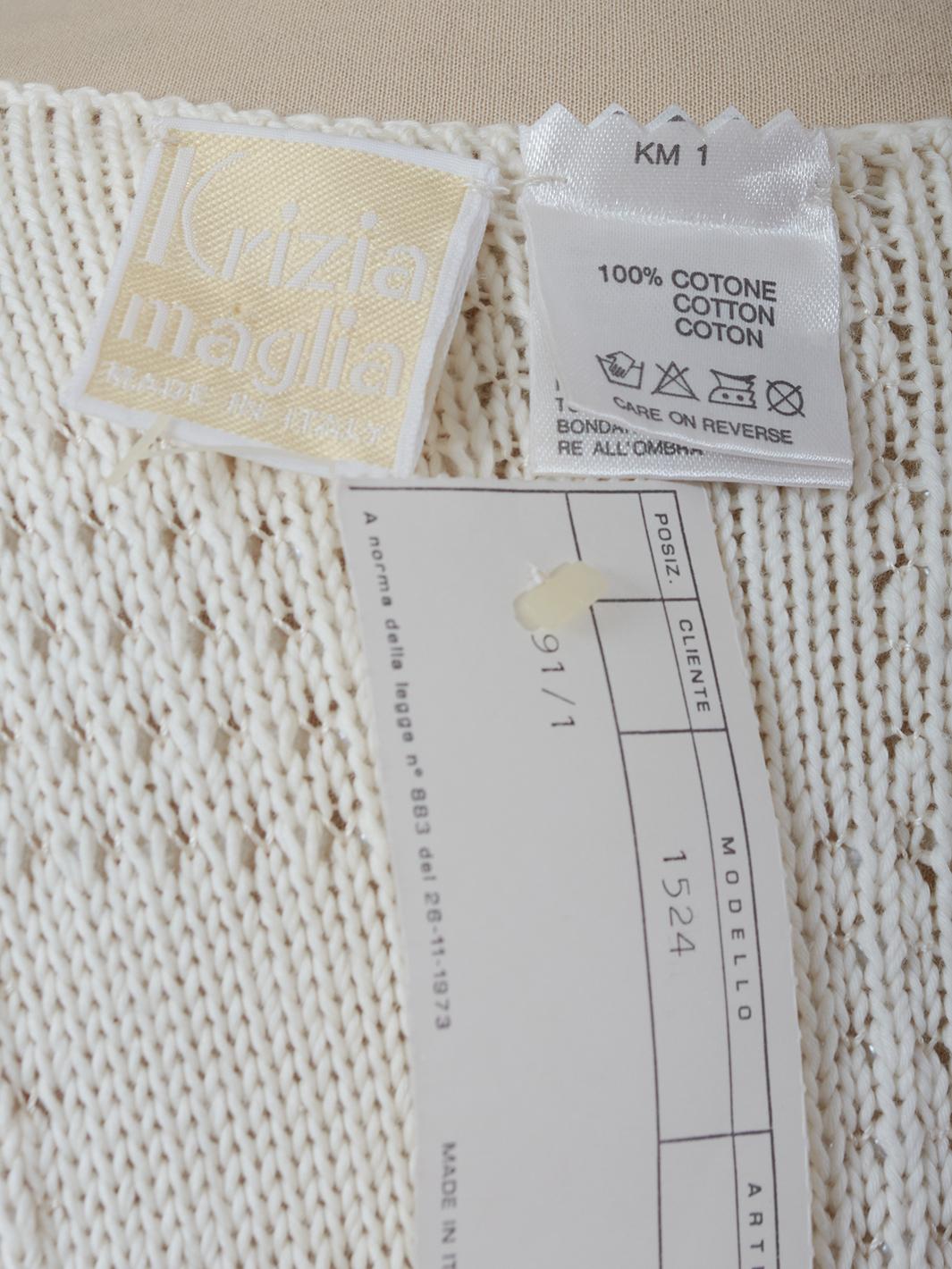 T-shirt Krizia in cotone bianco