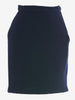 Yves Saint Laurent Blue Wool Ribbed Skirt MZ191308  Yves Saint Laurent 