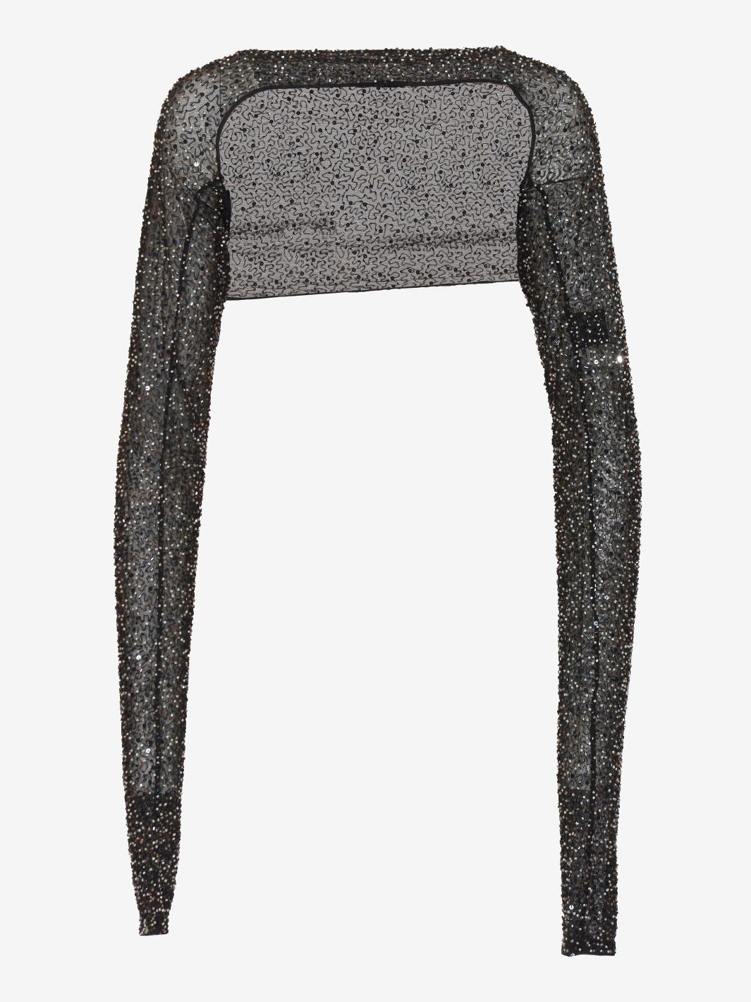 Krizia Shoulder Covers with appliqués